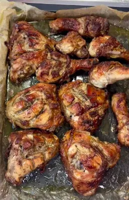 Poulet au four
